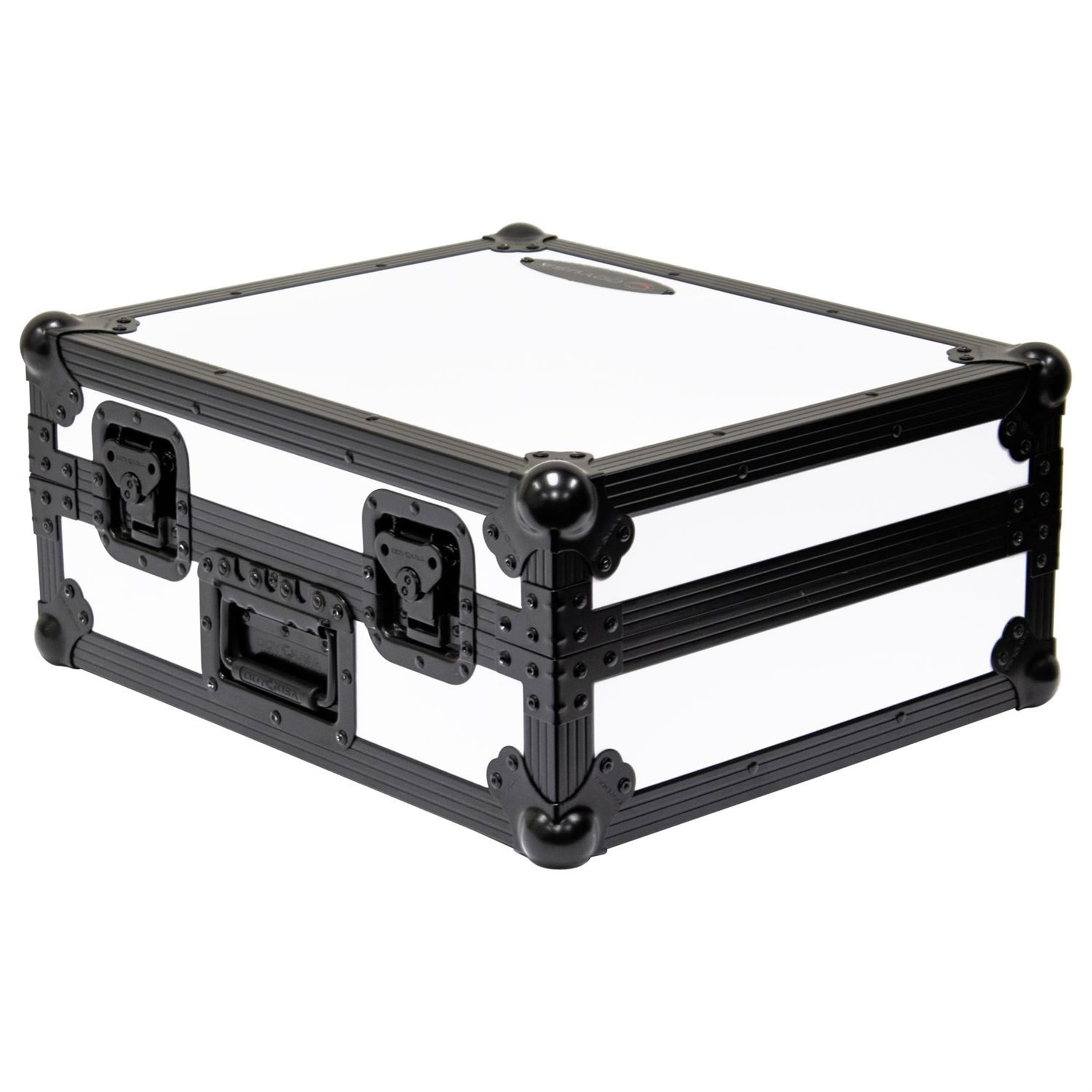 Odyssey DESIGNER DJ™ Universal Shadow Trim White Turntable Flight Case