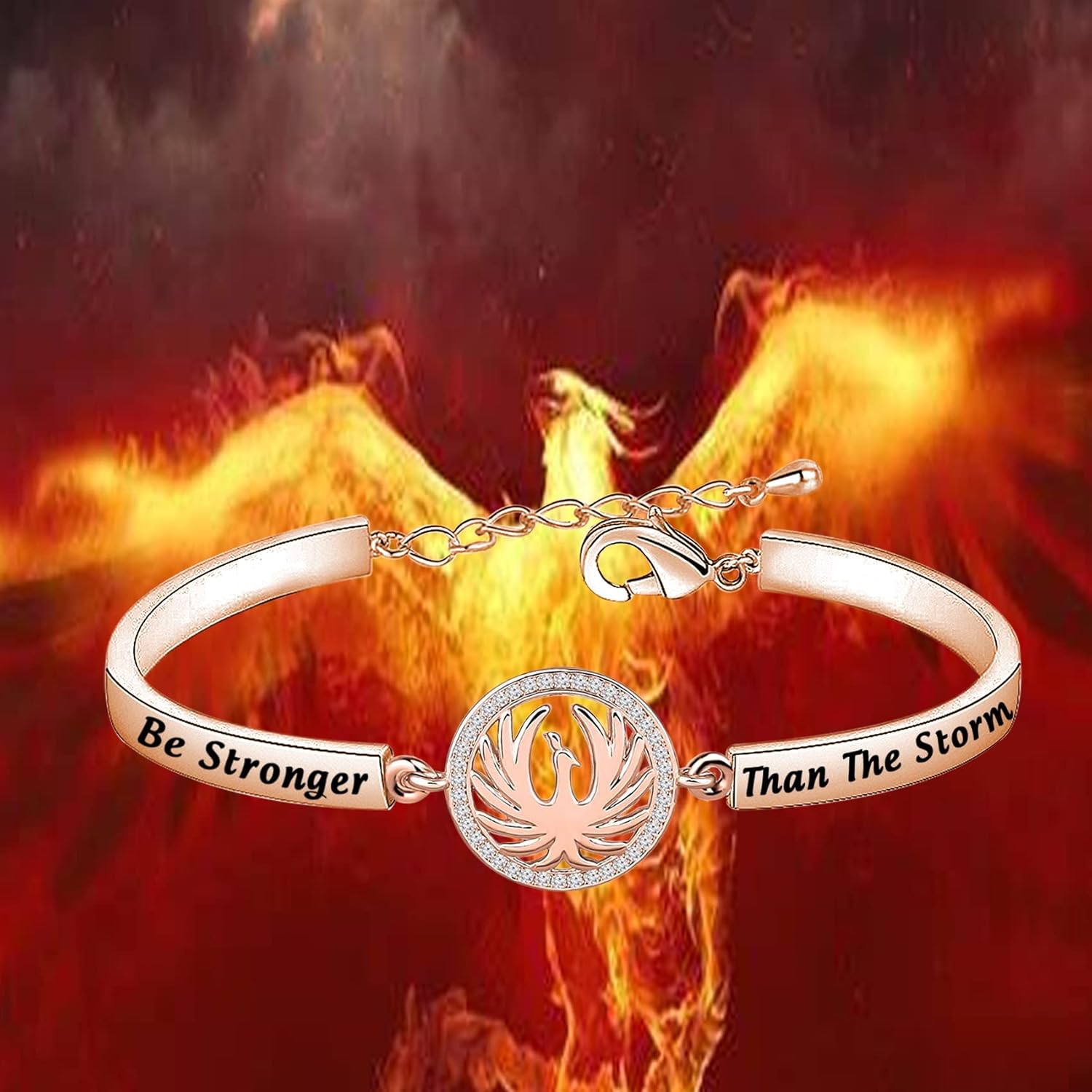 BEKECH Phoenix Bracelet Be Stronger Than the Storm New Zealand Ubuy