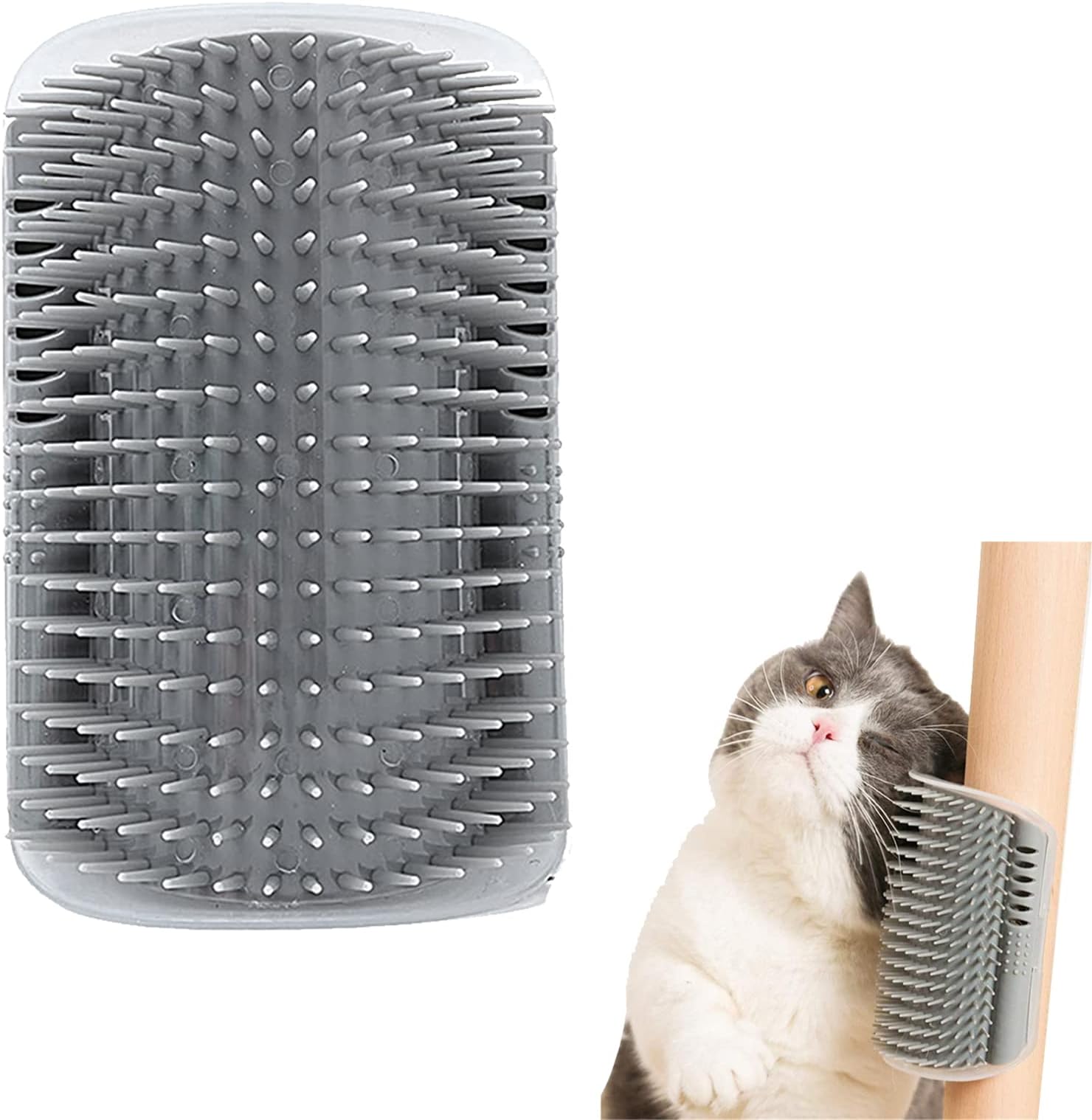 Cat Brush, Massage Corner Cat Brush, Cat Self Groomer, Cat Massage and
