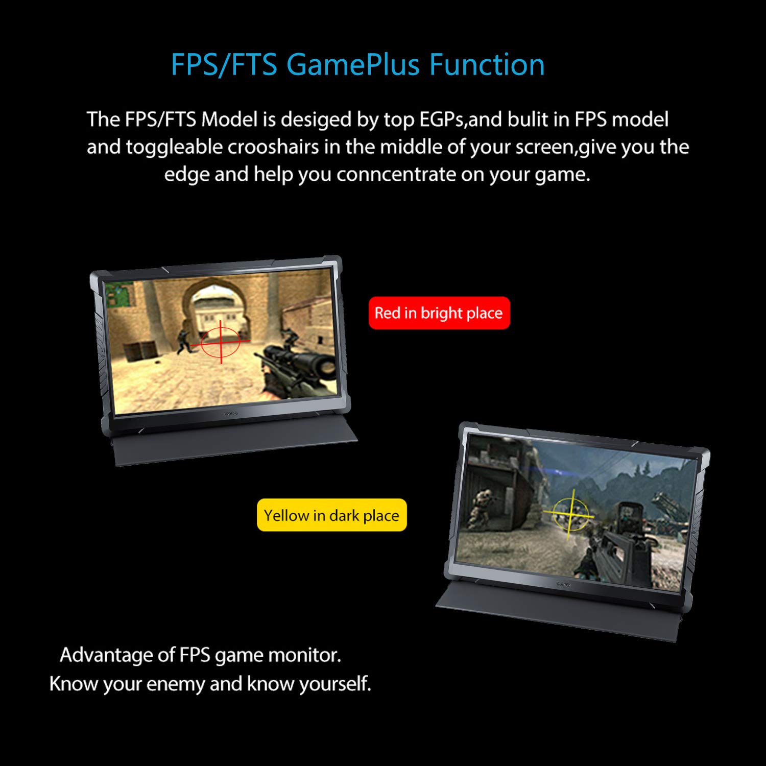 G-STORY 17.3 Inch HDR 120Hz 1ms FHD 1080P Eye-Care Portable