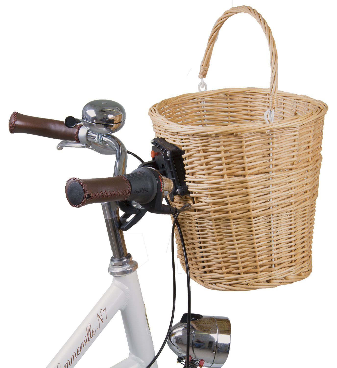 M-Wave Universeller Fahrradkorb aus Weidengeflecht in mehreren Kollektionen.