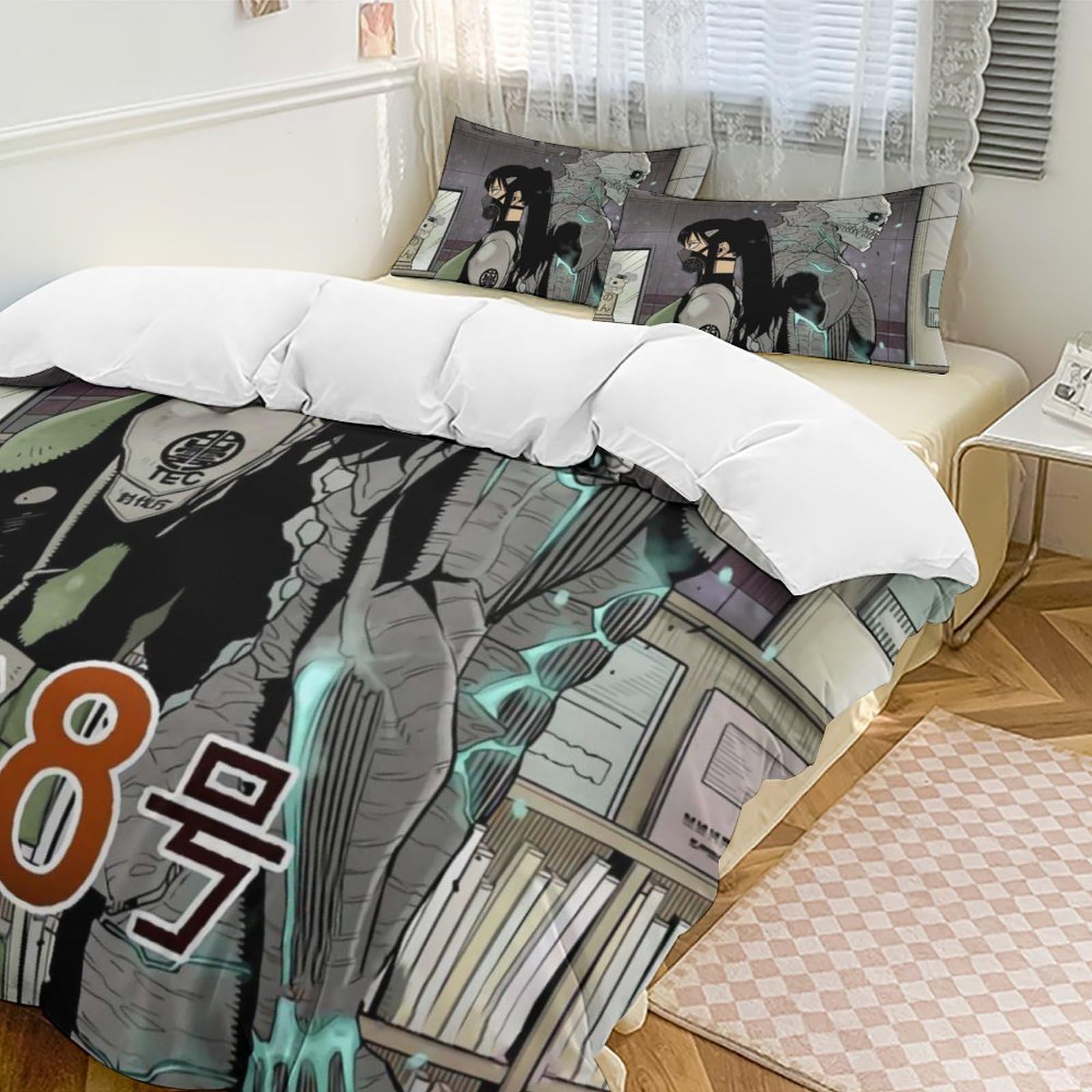 Amazon｜布団カバー シングル・3点セット 怪獣8号 寝具カバーセット