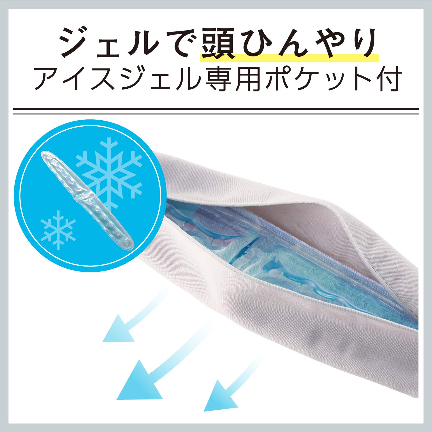 Amazon.co.jp: エレコム クールスカーフ 接触冷感 暑さ対策グッズ