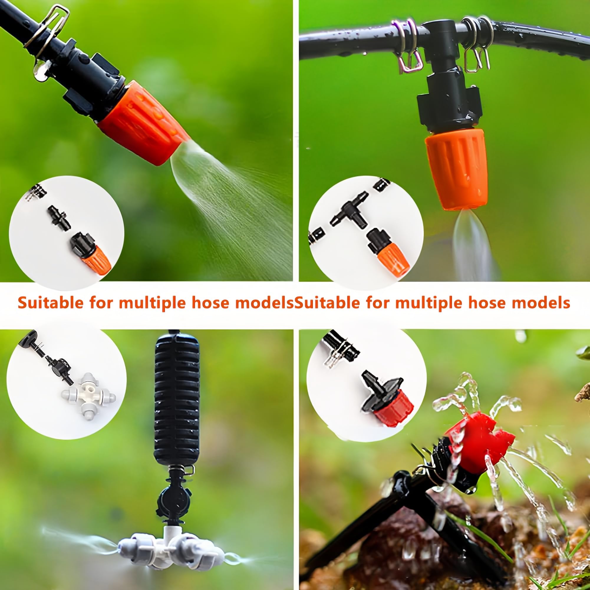 Edelstahl Schlauchschellen Doppeldraht 304-6mm 150 Stück Schnellmontage Tropfbewässerung Schellen für Gartenschlauch, Bewässerungssystem, Ölleitung, Schlauchverbinder
