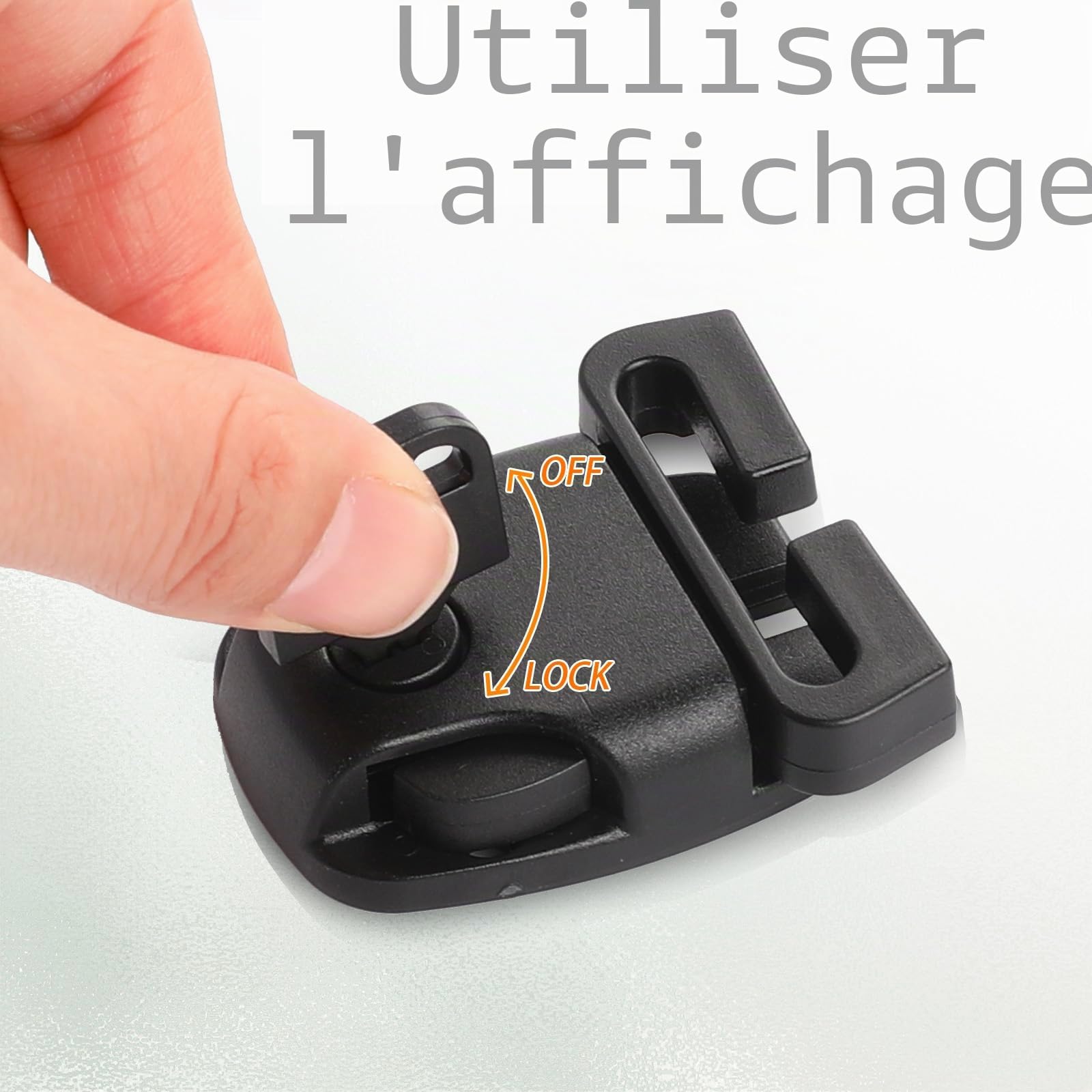 KALIONE Lot de 6 clips de rechange pour housse de spa avec clés et boucle coulissante, accessoires de matériel