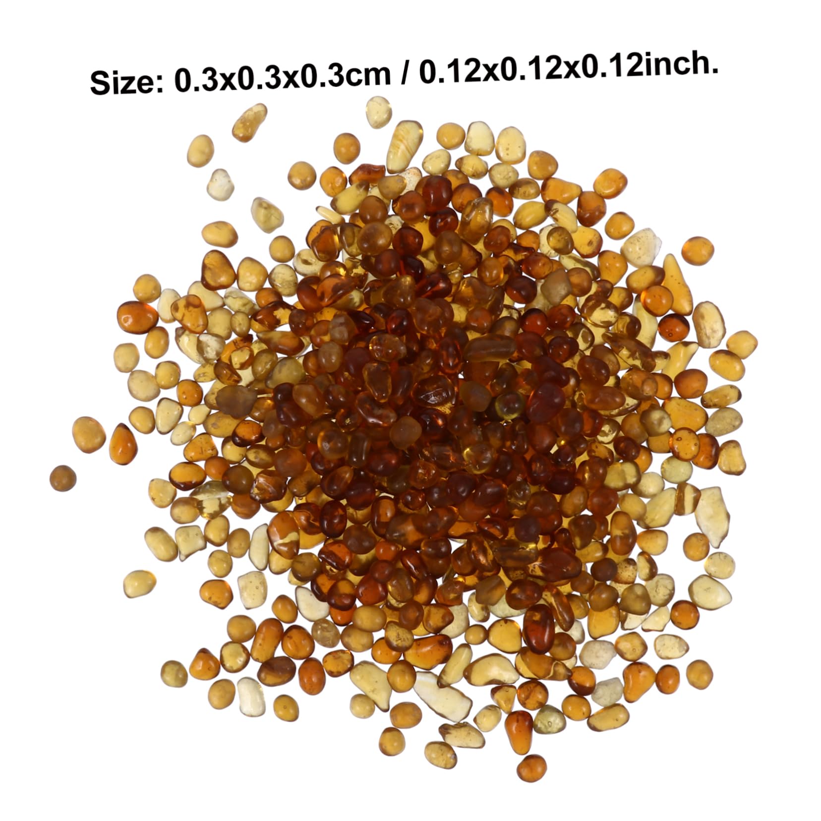 Totority 500g Glass Stone Set Aquarium Fish Tank Decorations River Rocks Fish Bowl Pebbles High-Temperature Fired Safe for Aquatic Pets