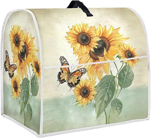 Upetstory Cubierta para mezclador de girasol, cubierta de mariposa para batidora de pie, 4.5-5 cuartos de galón, con cubiertas de tostadora de