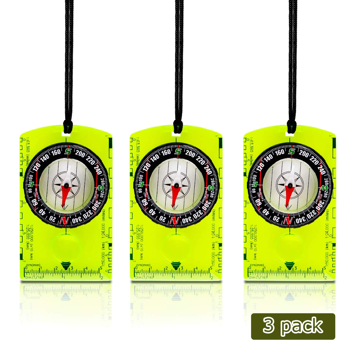 Buy Potable Compass Navigation Backpacking Compass Liquid Filled