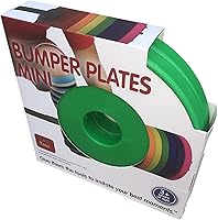 Vista 30 de WOD Toys Placas de parachoques de colores mini – Placas de parachoques adicionales para la barra Mini – Juguetes de fitness seguros y duraderos