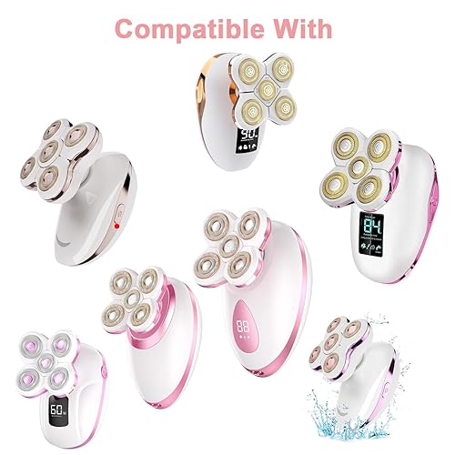 Miniatura 2 de 5 cuchillas de repuesto para afeitadora de cabeza y muchas marcas 5 cuchillas de repuesto para afeitadora de cabeza de afeitadora de 5 cabezas de