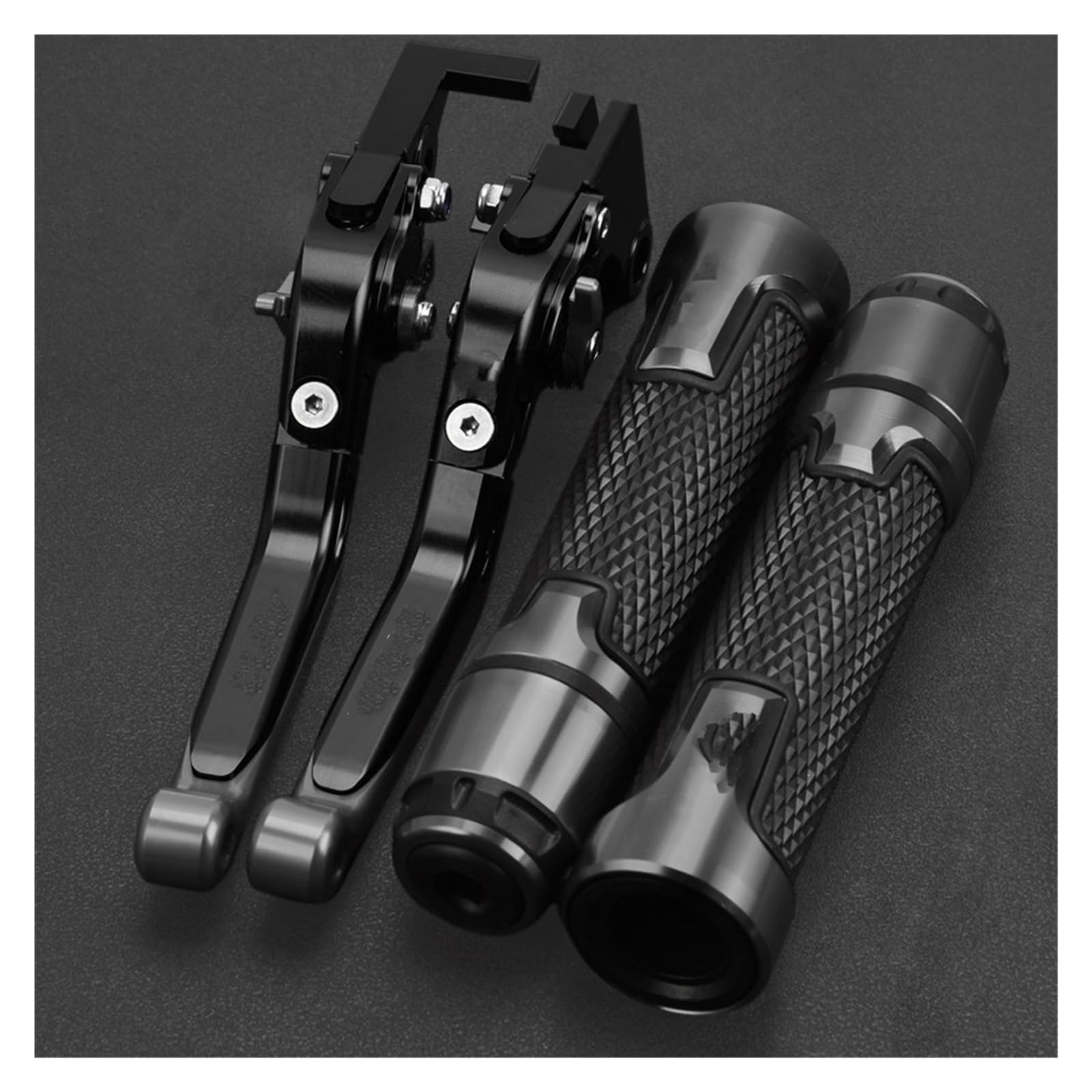 Ouvecr H Motorbike Brake Levers For Mt07 For Fz-07 2014-2023 Motorcycle Adjustable Brake Clutc Levers Andlebar Grips(H)