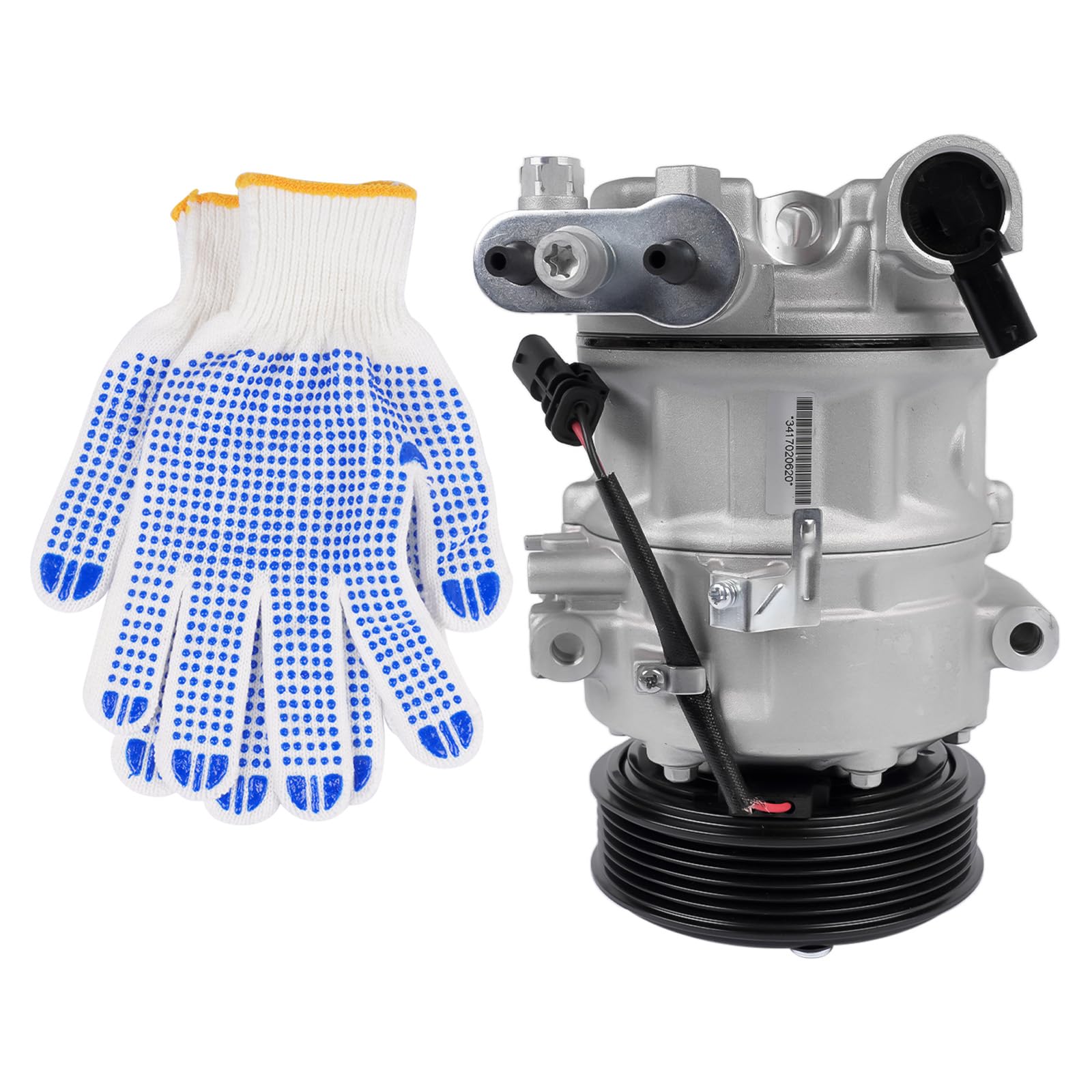 Compresseur de Climatisation 2 Pôles Compatible avec Astra J P10 Caravan GTC Cascada W13 Zafira Tourer C P12 2010-2020 1618493