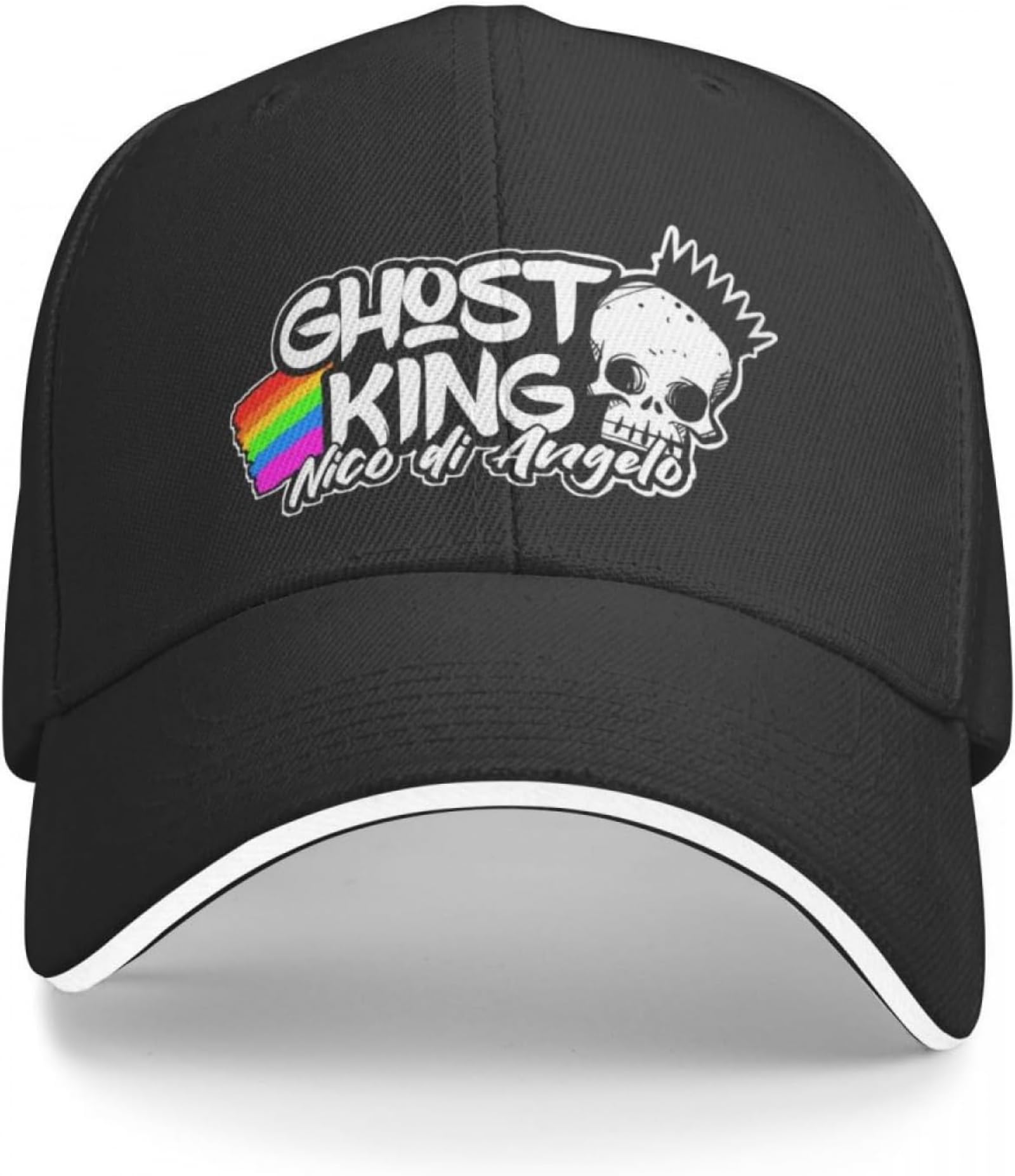 Baseball Cap Snapback Sun Hat Copy of Percy Jackson Solangelo Ghost King Nico di Angelo Baseball Cap Sunhat Baseball Cap for Men Women's Hip hop Birthday Gift