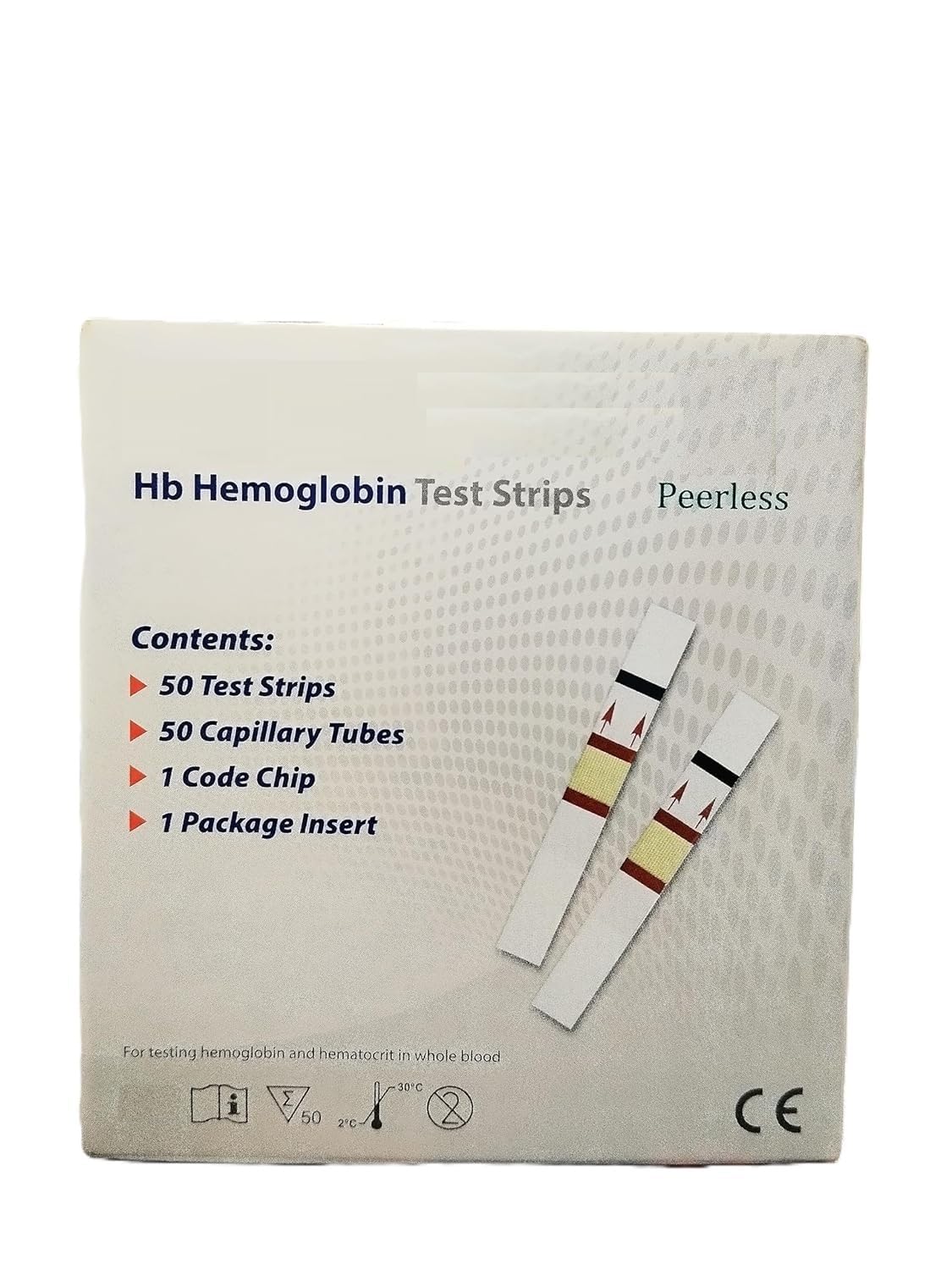 Hb Hemoglobin Testing Meter with 10+50 Strips