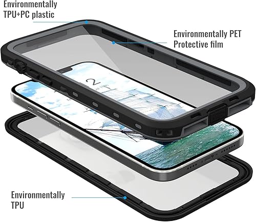 Miniatura 19 de Funda impermeable para iPhone 13 Pro Max compatible con MagSafe de 6.7 pulgadas 2021 Mag, imán magnético seguro para iPhone 13 Pro Max, a prueba