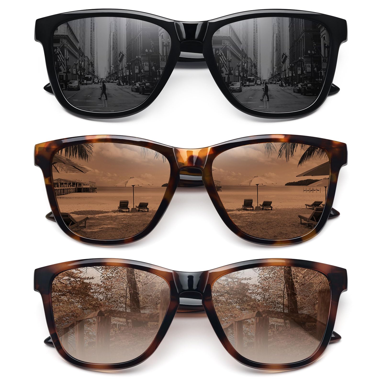 MEETSUN Polarized Sunglasses for Women Men Classic Retro Designer Style Fashion UV400 Protection