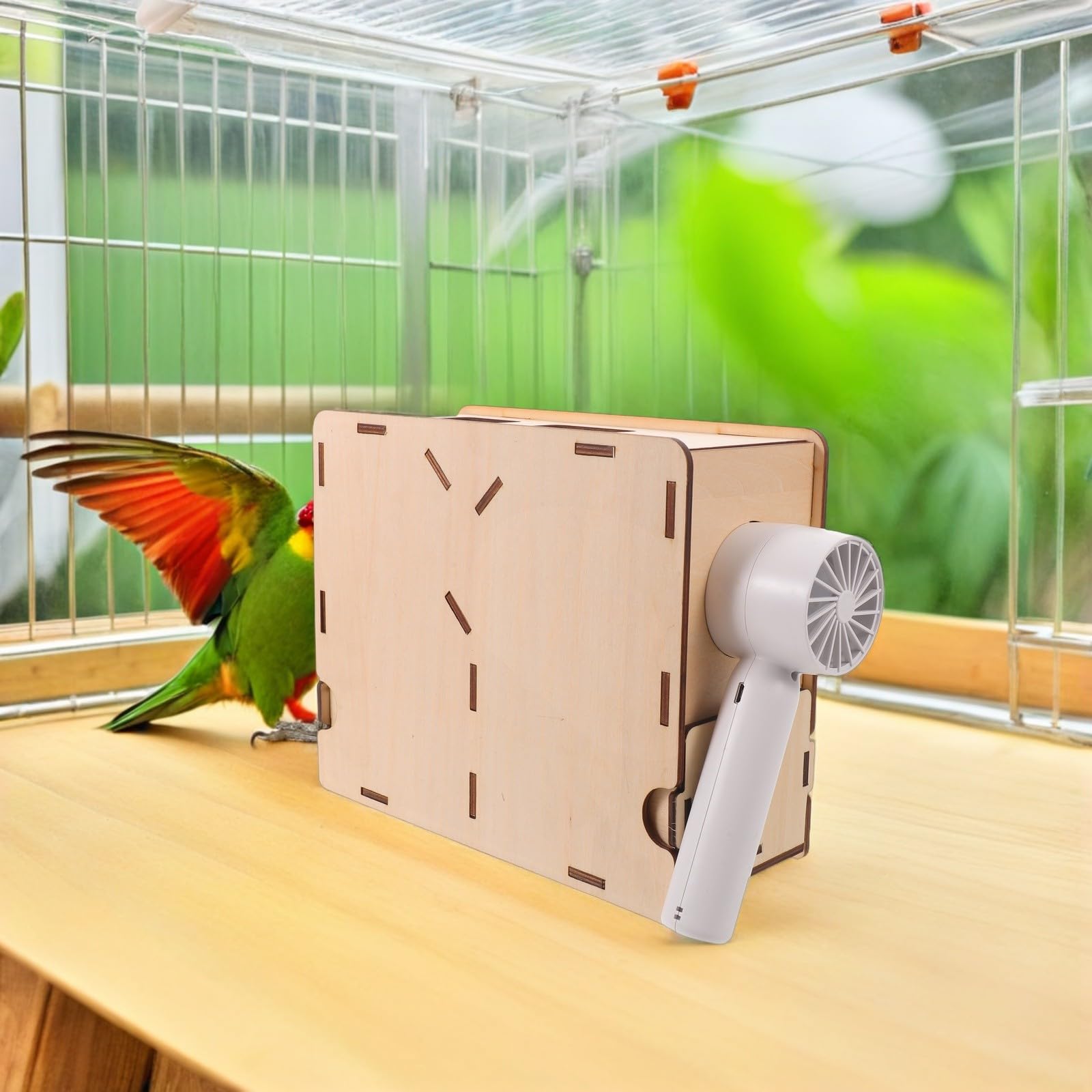 Cabilock Separador de Cáscaras y Fácil para Comida de Pájaros con Diseño para Uso en Criaderos y Domésticos