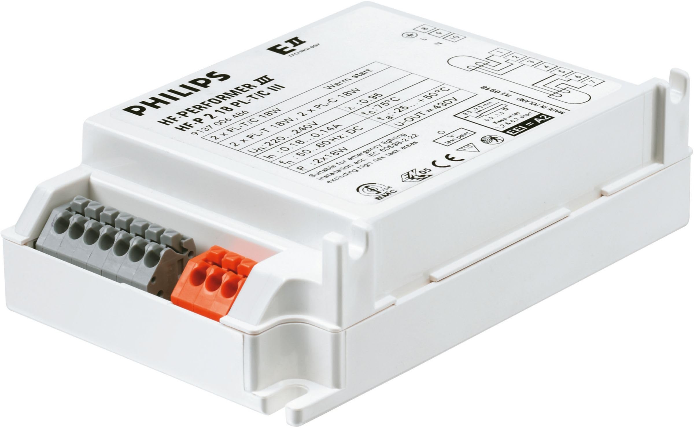 Philips 83417800 - HF-P 1/218 PL-T/C III 220-240 V