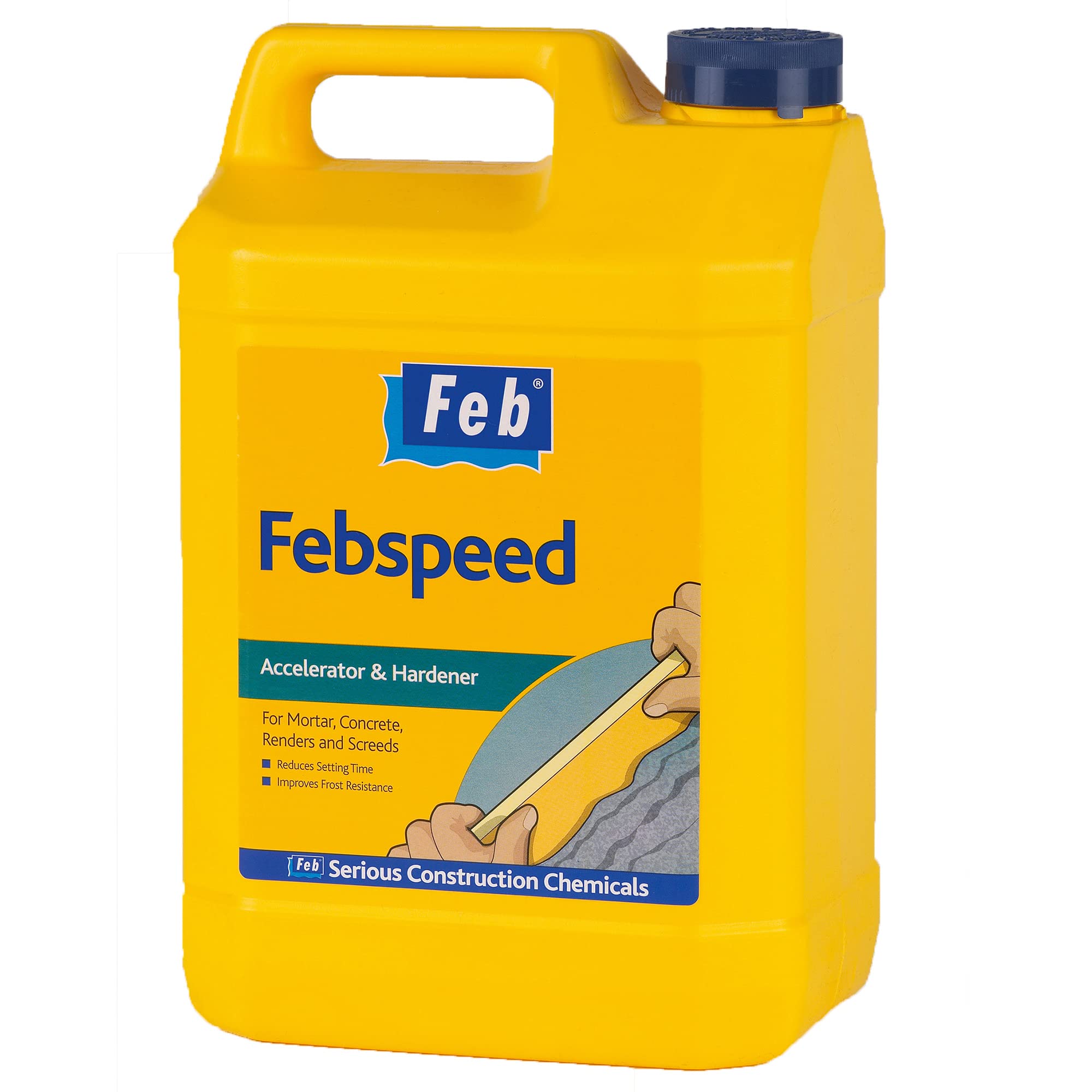 Feb Febspeed Accelerator and Frostproofer Admixture, 5 Litre