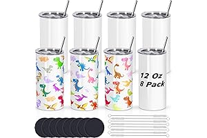 Sublimation Tumblers Blanks for Kids, 12 Oz Stainless Steel Toddler Mugs