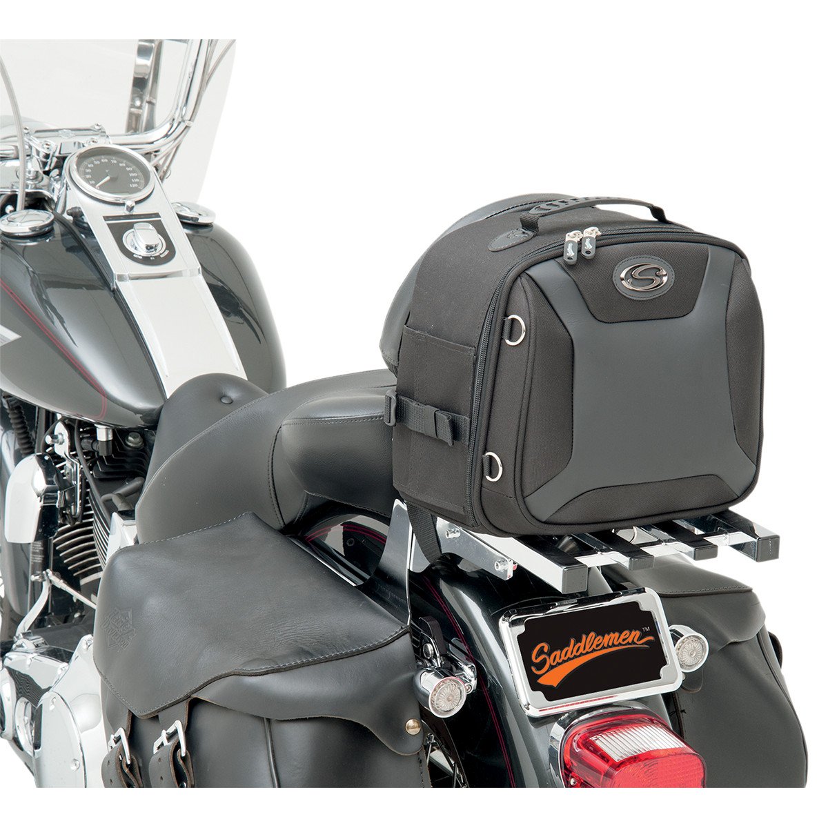 Saddlemen 3515-0138 Sport Sissy Bar Bag Nero 19" L x 15,5" H x 10" P