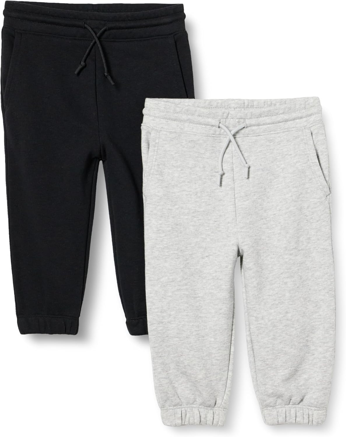 Amazon Essentials Boys and Toddlers’ Cotton Joggers, Pack of 2