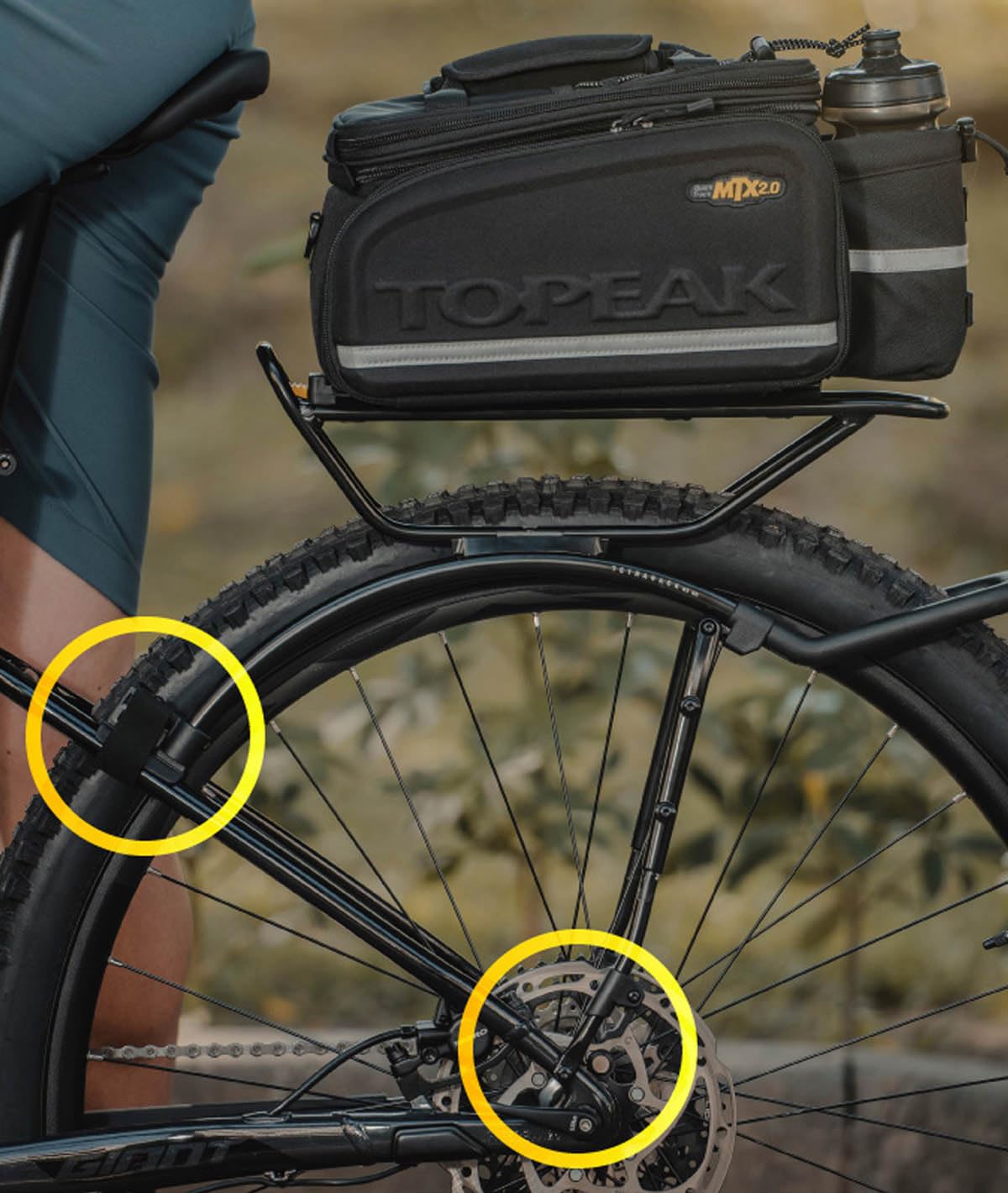 Topeak Tetrapack M2 Hd Pannier Rack One Size