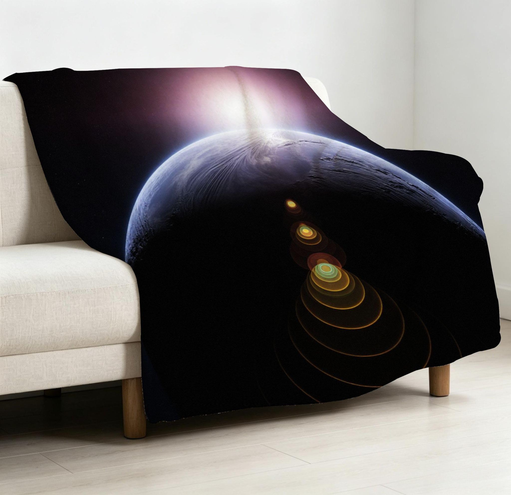 Manta de Forro Polar 240x260 cm, Estrellas Grises, AQ12