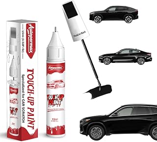 668 Fluid/Jet Black Car Touch Up Paint for BMW, Color Accurate Two-In-One Car Paint Scratch Repair Pen, Professional Scratch Remover for Vehicles Chips and Nicks Scuff