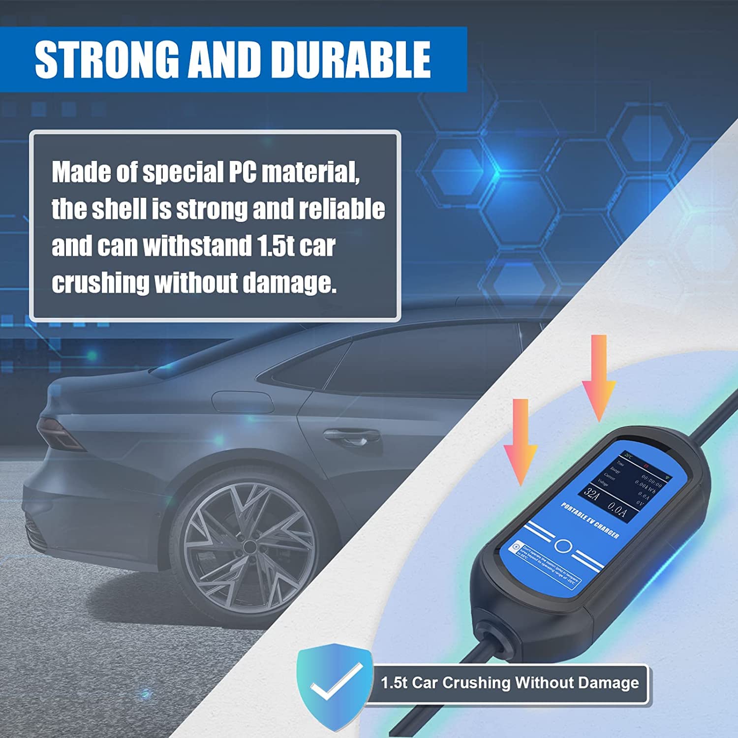 Colonnina Ricarica Auto Elettrica MOTOCOCHE - Tipo 2, 3.5/7kW, 220V, Con Cavo 8.5m E Scheda - Foto 11