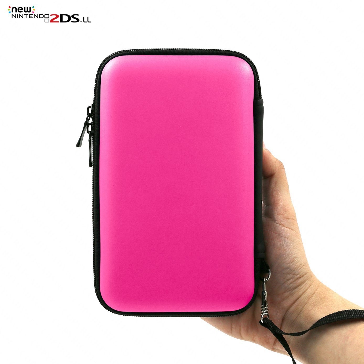 BEADY Carrying Case for Nintendo NEW 2DS XL、NEW 2DS LL、3DS、NEW 3DS、DSi、DSLite Storage case Console Storage case Pink - Image 3