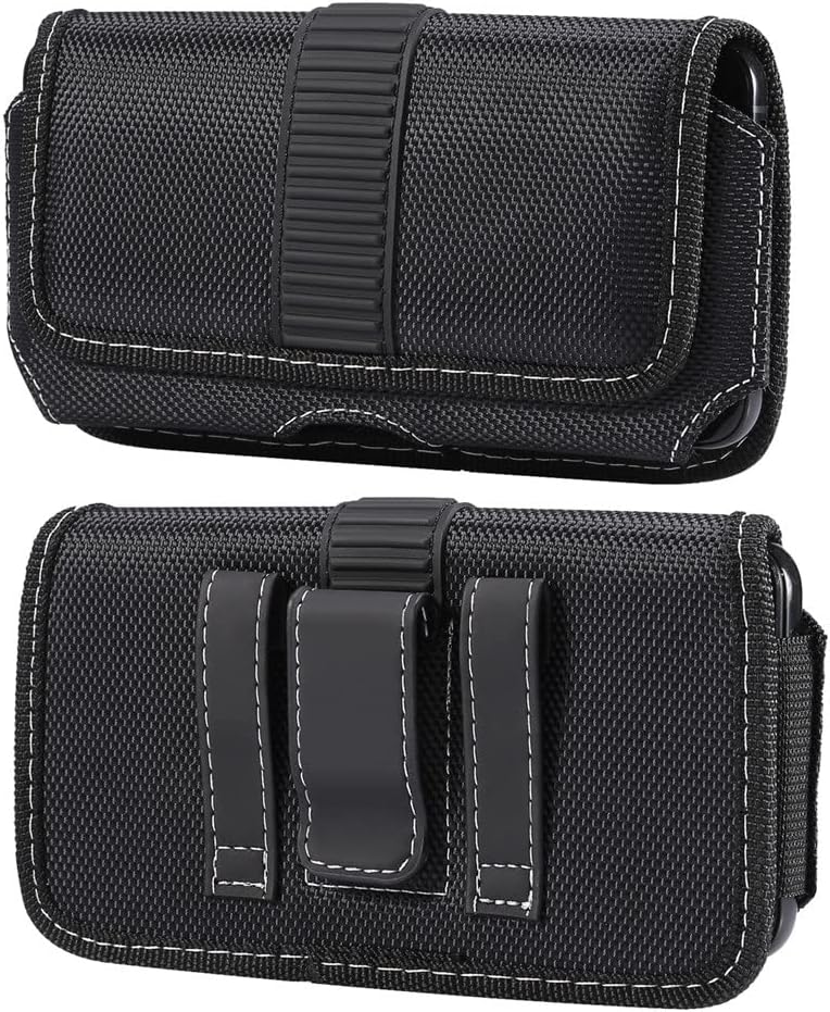 Oxford Men Waist Bag Phone Belt Clip Case Holster Pouch Leather Mobile Phone Case