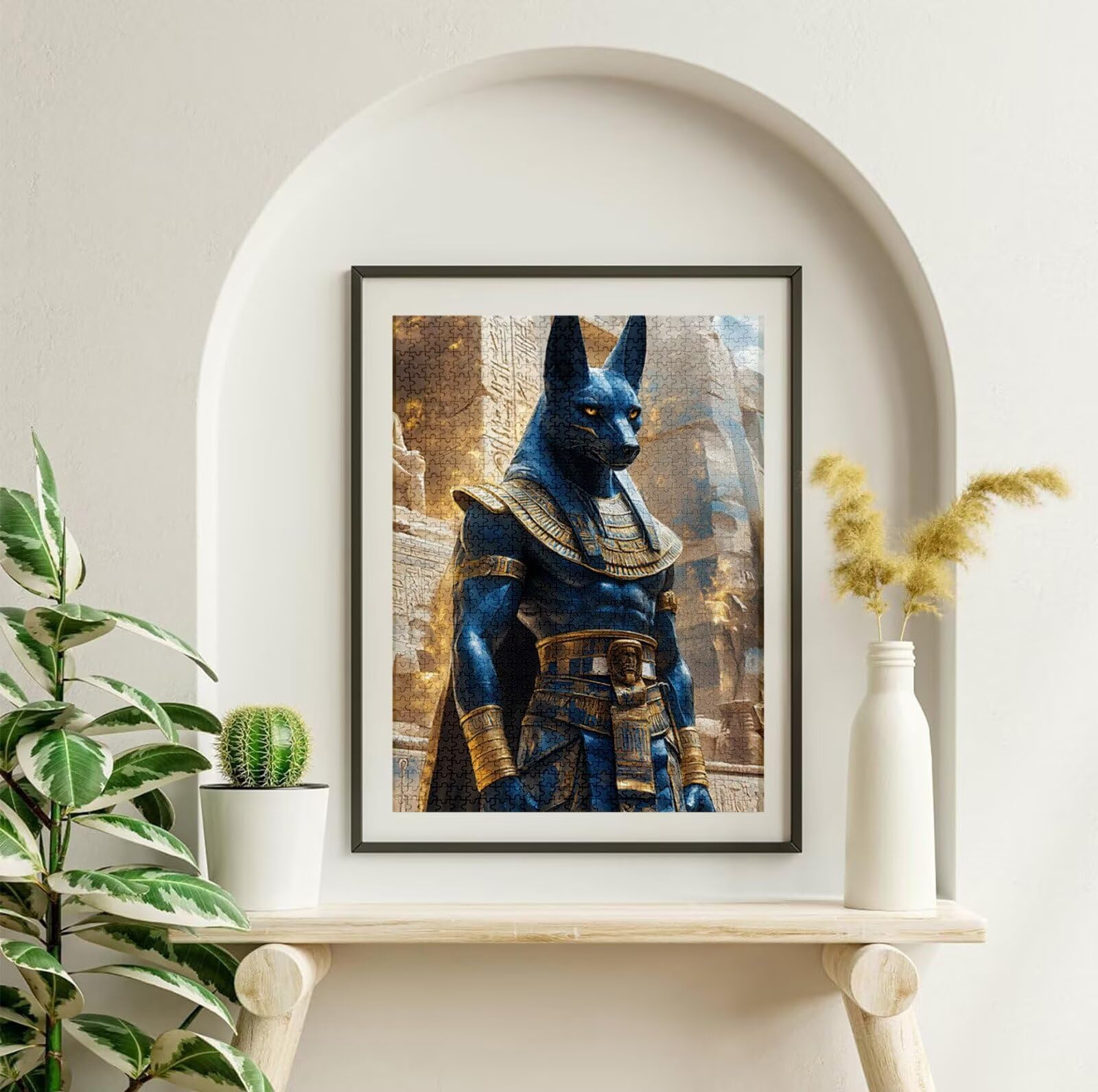 Puzzle 4000 Pièces Anubis, Puzzle 4000 Pièces Adultes et Enfants, Puzzles Bois avec Une Boîte d'emballage Exquise, Jeu Éducatif Puzzles Homme, Noël Decoration Maison, Cadeau Femme, Cadeau Homme H-4150