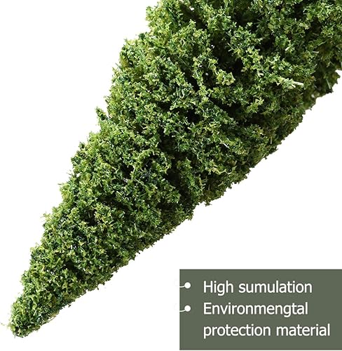 Miniatura 8 de Veemoon 15 piezas de 683.9 in Mini árboles de Navidad en miniatura pinos con base de madera para escena en miniatura decoración de Navidad DIY