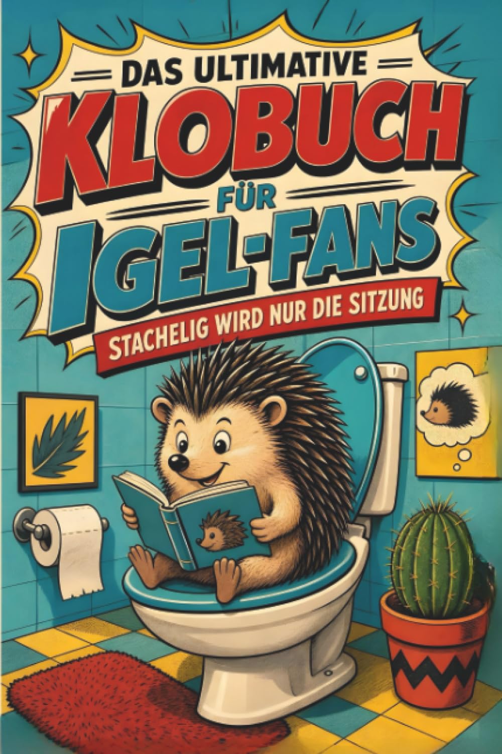 Das ultimative Klobuch für Igel-Fans: Stachelig wird nur die Sitzung. Lustiges Geschenk für Fans von Igeln, Garten und Winterschlaf