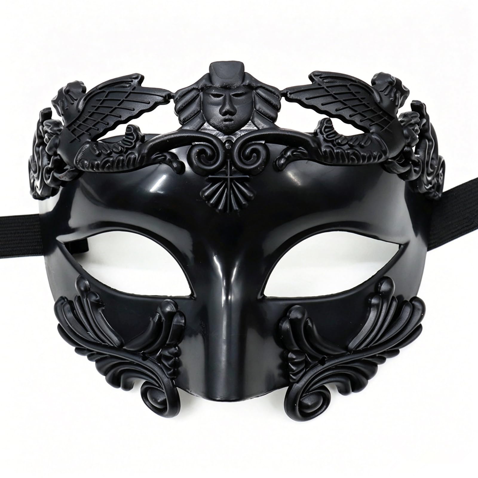JOYFISCO Masquerade Mask for Men Vintage Roman Greek Venetian Mask for Halloween Mardi Gras Prom Ball Cosplay Party Costume