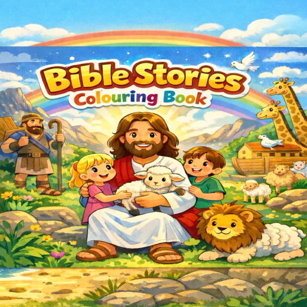 Bible Stories for Little Ones: Simple Bible Coloring Pages for Toddlers and Young Children