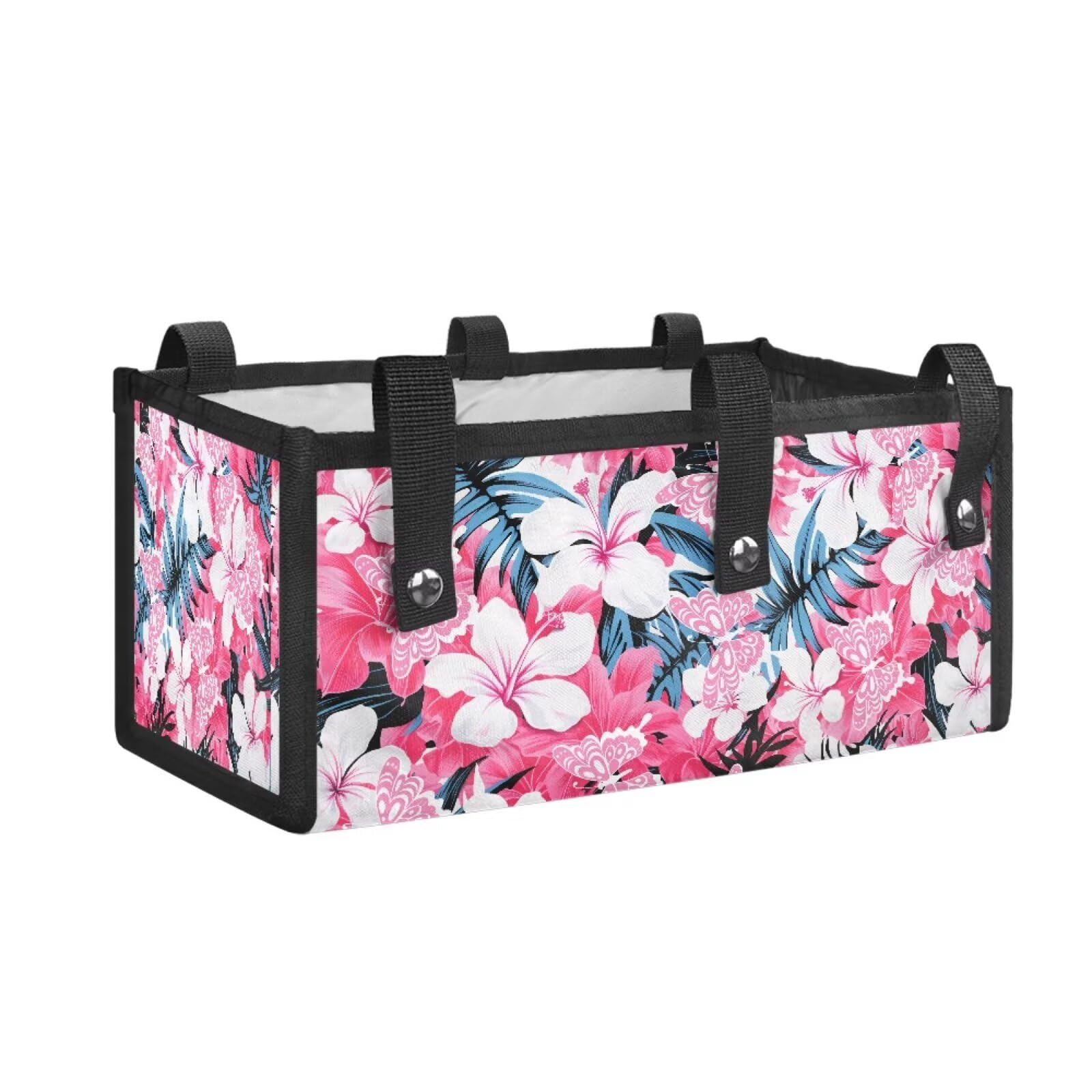 Walker Basket - Tropical Floral Under Seat Bag -2 Walker Basket - Tropical Floral Under Seat Bag -2