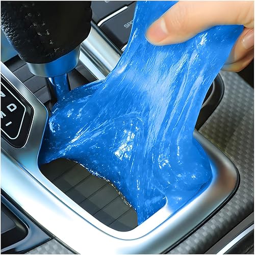 Gel de limpieza para automóvil, masilla de detalles automáticos para eliminar el polvo, limpiador universal de grietas, limpieza interior
