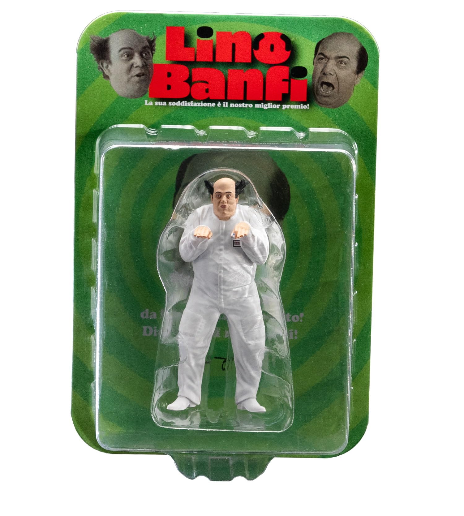 LINO BANFI - la sua soddisfazione e' il nostro miglior premio - Scena Film Vieni avanti cretino - Statua Figura da Collezione in PVC - altezza 10cm