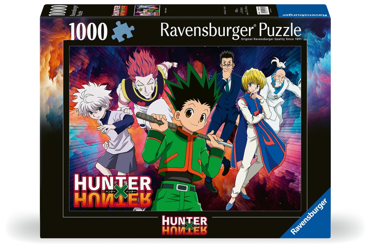 Ravensburger - Puzzle 1000 Pezzi HunterxHunter | Puzzle Adulti E Bambini Con Una Misura Di 70x50 Cm | Regalo Per Adulti E Bambini Da 14 Anni E Più | Puzzles Ravensburger