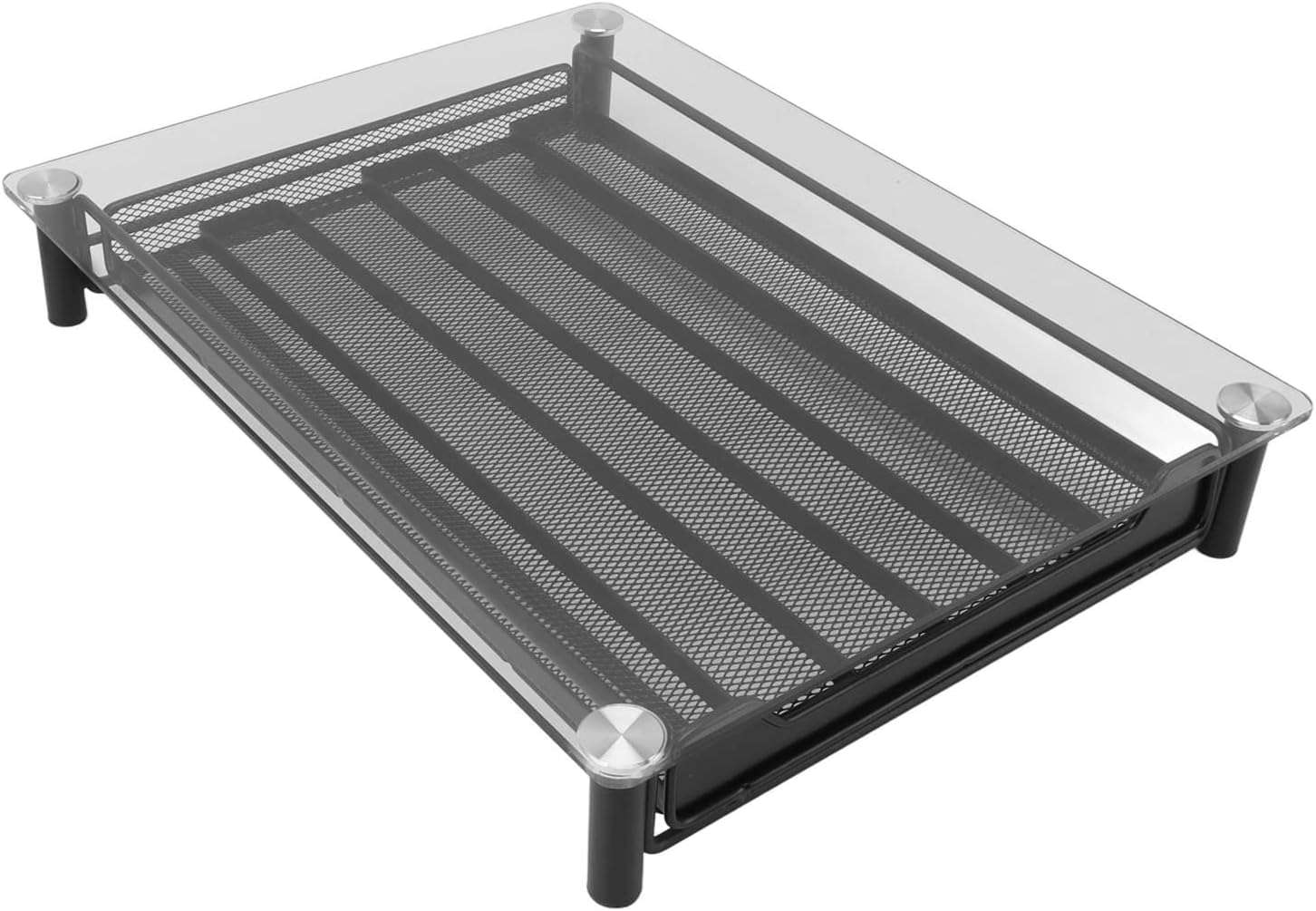 60Pcs Coffee Pod Sliding Drawer High Capacity Kitchen Iron Glass