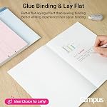 Kokuyo Campus Composition Cahier, paquet de 1 B5 Carnets de notes linéaires avec 100 Feuilles de l'Ordre Règlement papier, 7 x 10 livre de notes rose de pouce pour l'école et le travail, fournitures scolaires Comp livre pour journal journal