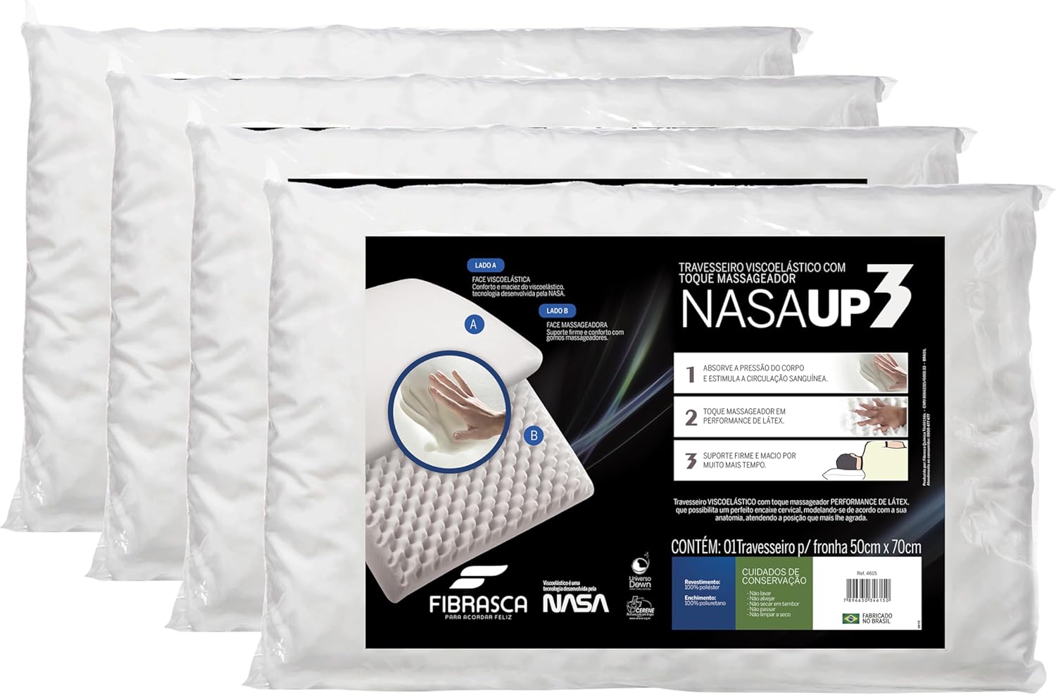 Black Friday 2024 Kit 4 Peças Travesseiro Nasa Up + 3 Fronhas 50X70 Cm 2 71Lzil4Lyrl. Ac Sl1500