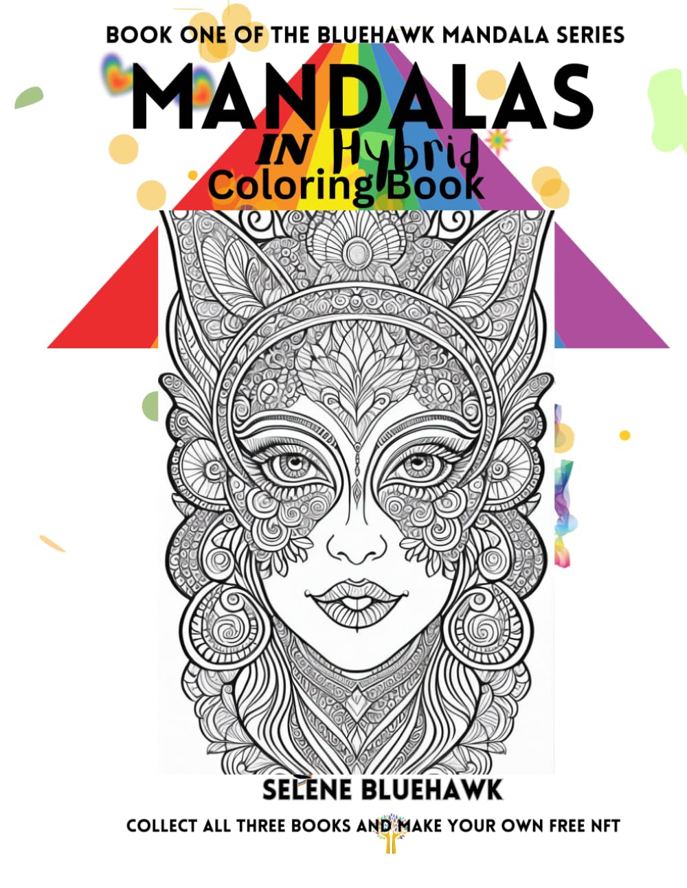 Mandala in Hybrid Coloring Book