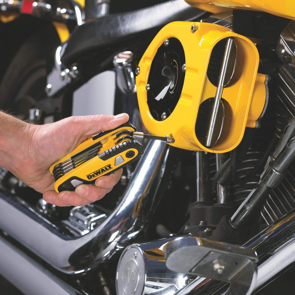 DEWALT DWHT70263M - Juego de llaves hexagonales de bloqueo plegable, MM