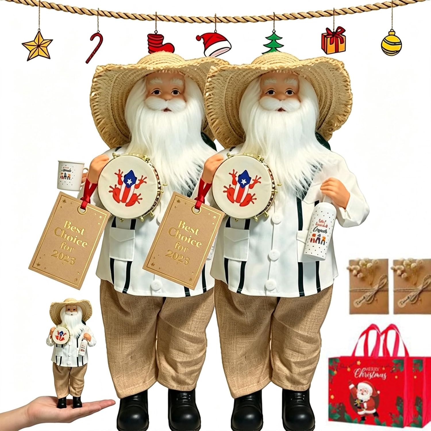 Island Santa Decor