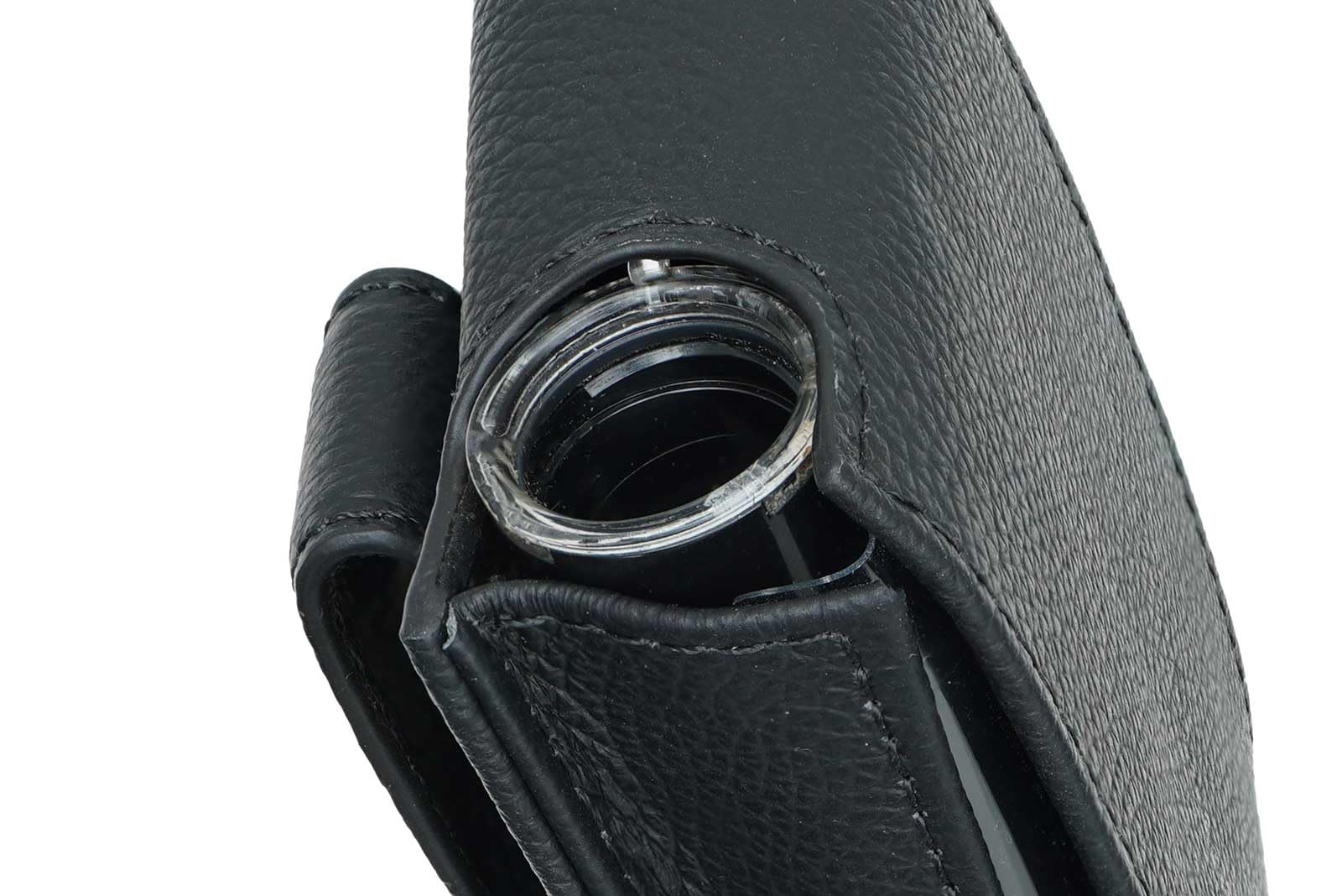caseroxx vera pelle Borsa per pompa insulina compatibile con le pompe insulina Medtronic MiniMed serie 600 e 780G, fondina di protezione con clip da cintura in nero