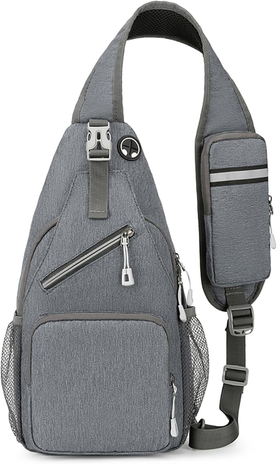 Sling Bag for Men Crossbody Chest Bag Sling Backpack Travel Hiking Daypack Sports Bag