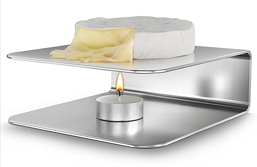Calentador de queso suave Placa de calentamiento para queso Camembert y Brie Complementa tablas grandes o pequeñas de embutidos con tus accesorios